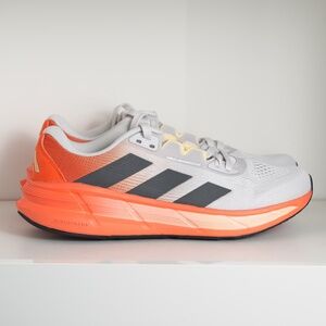 Adidas Questar 3 Dash Grey Five Semi Impact Orange Men Running JQ4380 US 11